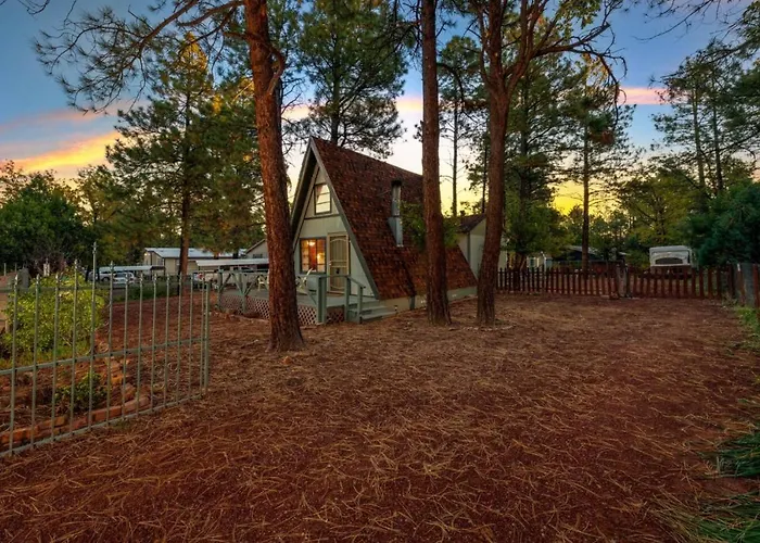 A-frame, 2 Bedroom 1 Ba, Lakes, Fenced, Fireplace Pinetop-Lakeside